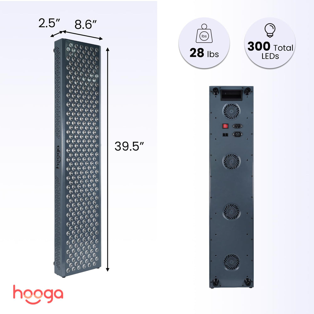 Hooga Ultra1500 mounted with hanging kit for vertical installation and flexible placement