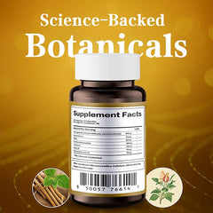 Ginger oil capsules suggesting soothing daily routines.