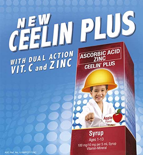 HOPESO Ceelin Plus apple syrup bottle with kid-friendly flavor for daily use.