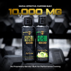 HOSSTILE Liquid Glycerol mixing glass ready to combine with your pre-workout