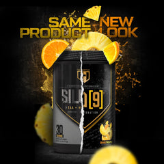HOSSTILE Silo9 EAA intra workout mix with orange pineapple boosts flavor and mixability
