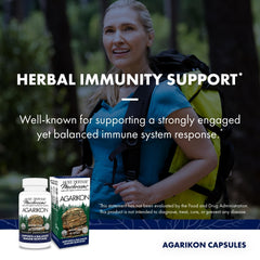 Host Defense Agarikon Capsules pouring daily dose into hand