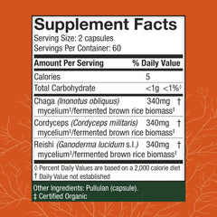 Host Defense Breathe capsules label-closeup for immune and respiratory support.