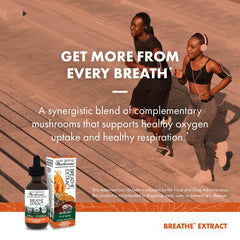 Host Defense Breathe Extract packaging box on a clean kitchen counter