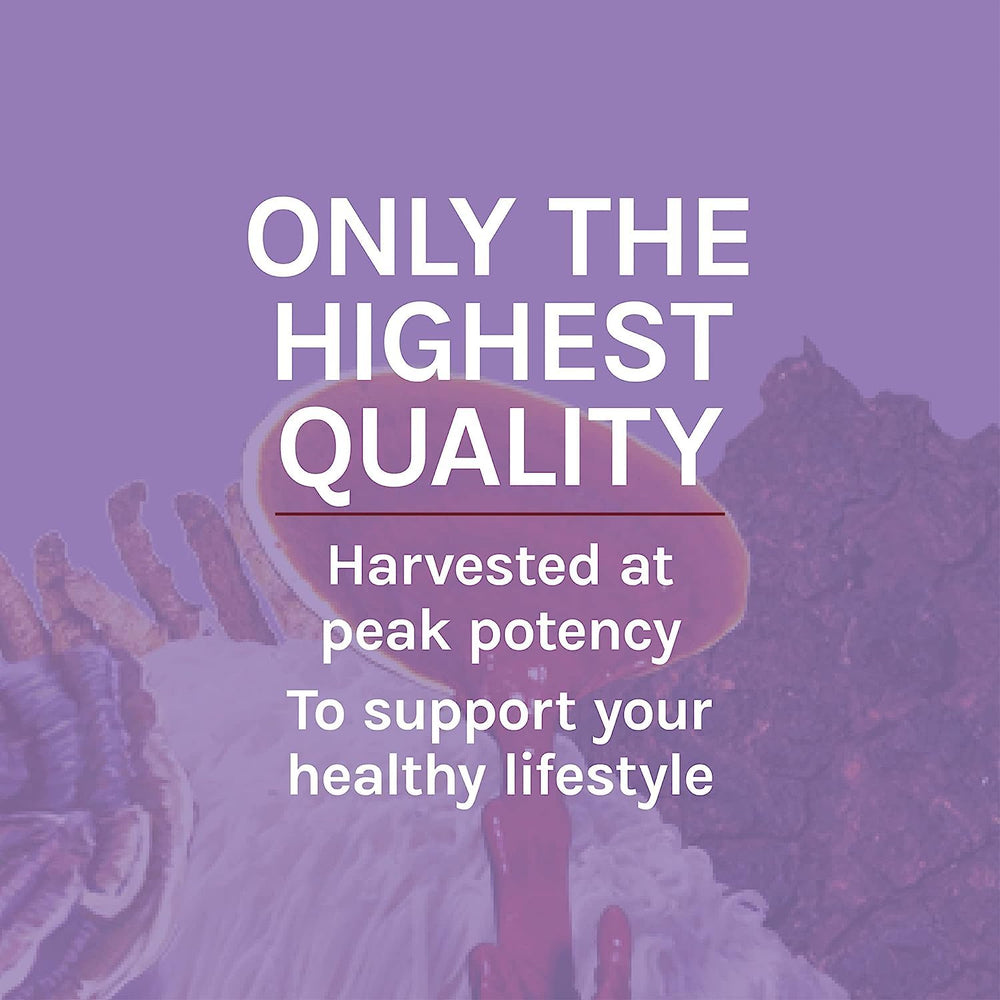 Host Defense packaging highlights organic, non-GMO formulation.