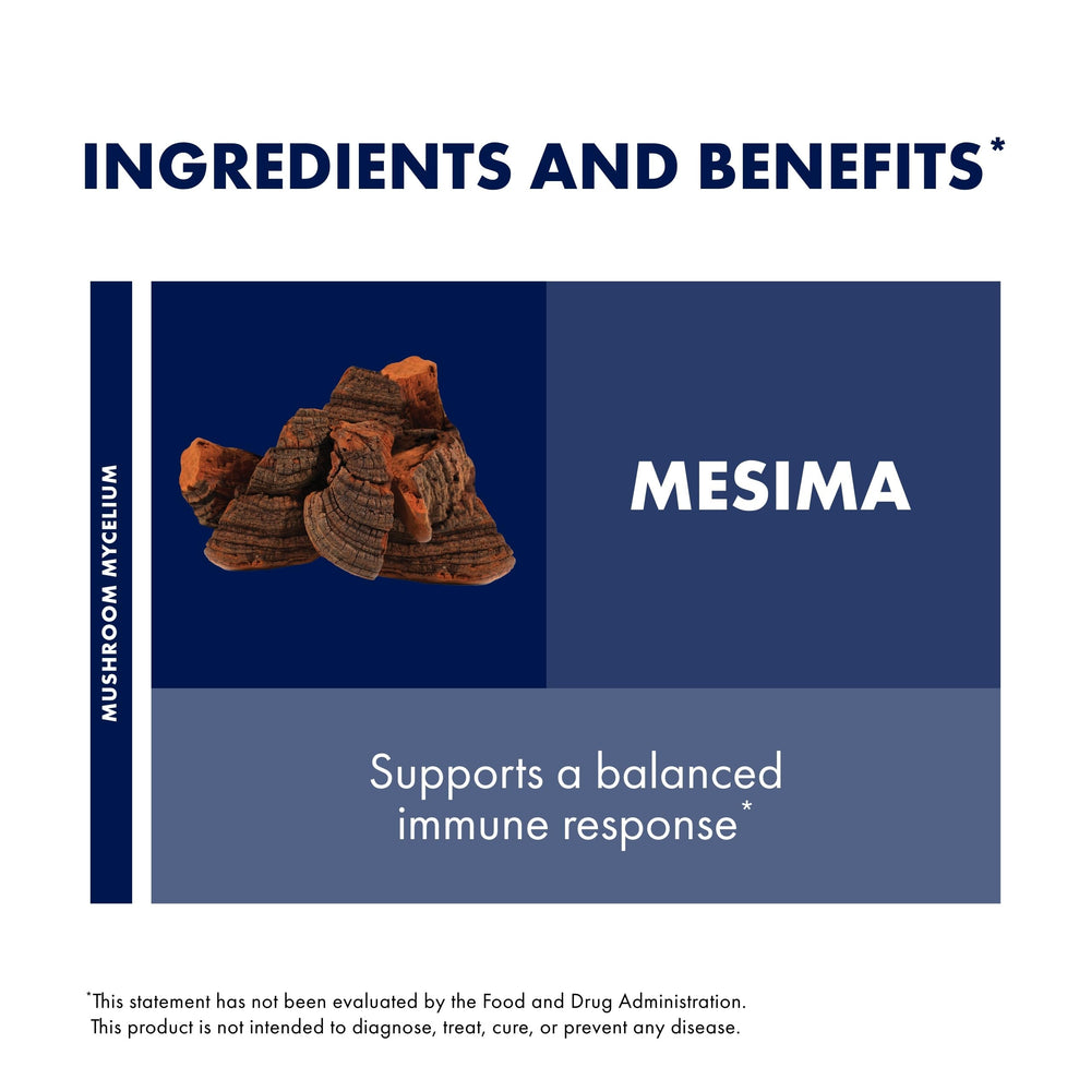 Host Defense USA-grown organic mushrooms packaging emphasizes domestic sourcing.