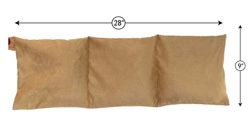Hot Cherry Triple Square pillow with gift-ready packaging