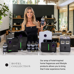 Hotel Collections hotel-inspired diffuser oil in use to create a premium home sanctuary.