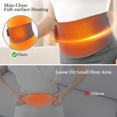 HOTHUGZ fast-heating pad is travel-friendly for quick warmth on the go.