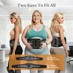 HOTHUGZ two sizes ensure a secure fit for different waists.