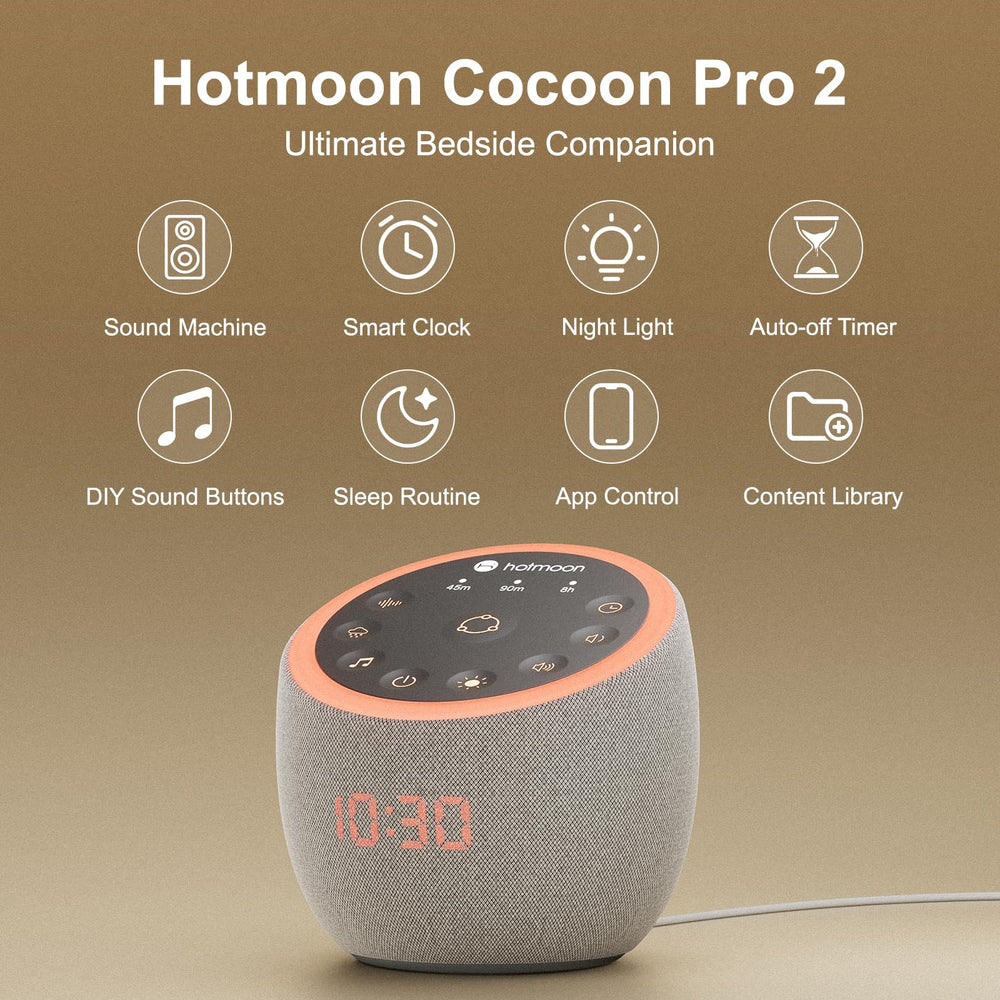 Hotmoon color night lights create a calm bedtime glow.