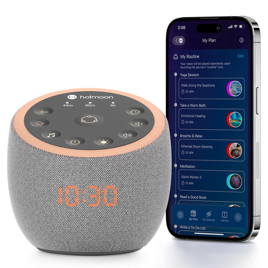 Hotmoon Sound Machine 388 sounds for sleep and focus.