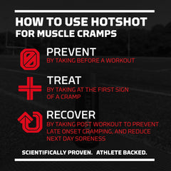 HOTSHOT spicy mango shot pour action—quick readiness during workouts.