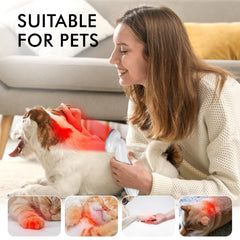 Hottoerak pet-friendly red-light therapy supports pets during use.