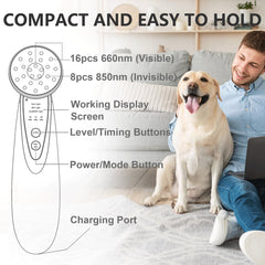 Hottoerak 660nm-850nm spectrum provides targeted light exposure at depth.