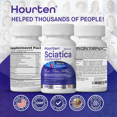 Hourten capsules inside blister pack highlight convenient daily dosing.
