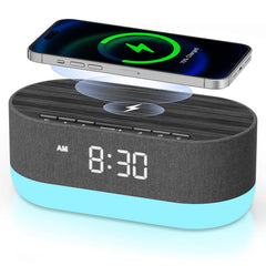 HOUSBAY sound machine in front view with dual speakers for immersive audio.