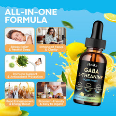Hovika GABA L-Theanine drops dropper for easy dosage and wind-down