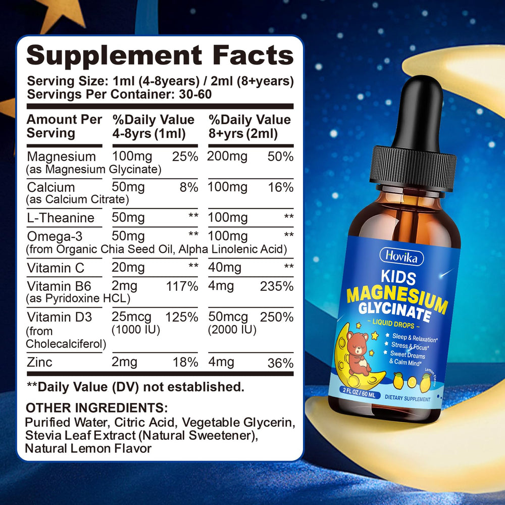 Hovika lemon-flavored drops provide kid-friendly, easy daily use
