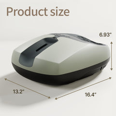 Howdy Shiatsu Foot Massager sleek design complements any wellness space.
