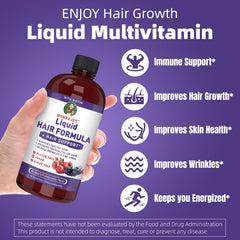 HOWEEJET Liquid Multivitamin daily dose emphasizes two tablespoons a day for convenience