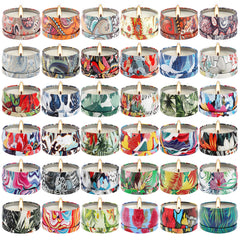 Howemon 36-pack candles variety collection enhances mood with diverse fragrances.