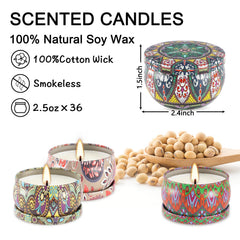 Howemon candle burn-time illustration highlights long-lasting fragrance and safe use.