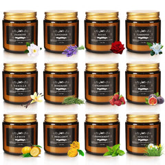 Howemon 12-pack scented candle set for a fresh home fragrance.
