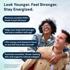 HPN NAD3 capsules packaging emphasizes easy daily dosage
