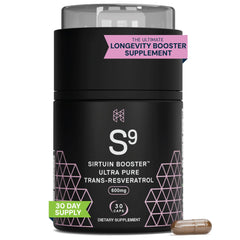 HPN S(9) bottle with capsules for potential healthy aging support