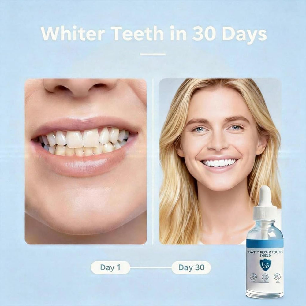 HQCC Cavity Repair Tooth Shield ingredients including nano-silver for surface care