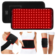 HRIOYAN 120-LED red light therapy belt covering multiple areas for targeted relief