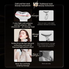 Hsiohe cooling mode demonstrates quick relief for morning puffiness and refreshed skin.