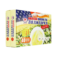 Hsu's American Ginseng Tea Bags showcase herbal balance for mindful moments