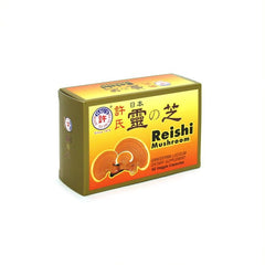 Hsu's Ginseng Japanese Reishi packaging demonstrates a premium gift option