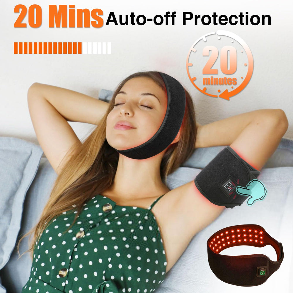 Hsypti belt combines 63 red and 126 infrared LEDs for deep reach.