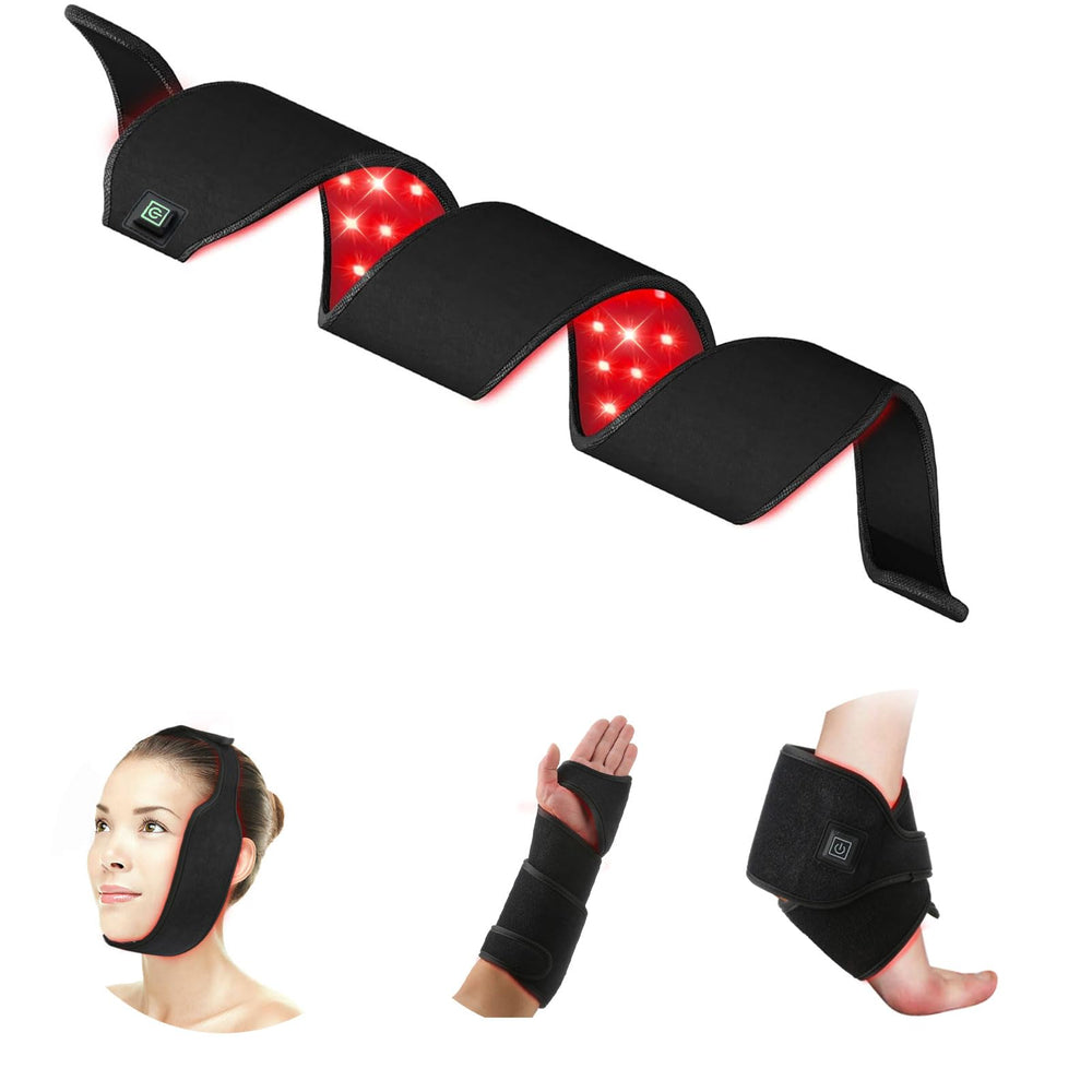 Hsypti belt targets small-area zones like neck and hands with focused light and warmth.