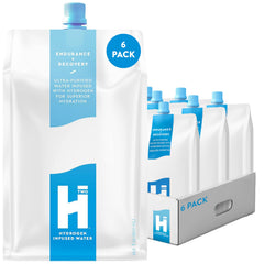 HTWO original hydrogen water pouch for portable hydration on the go