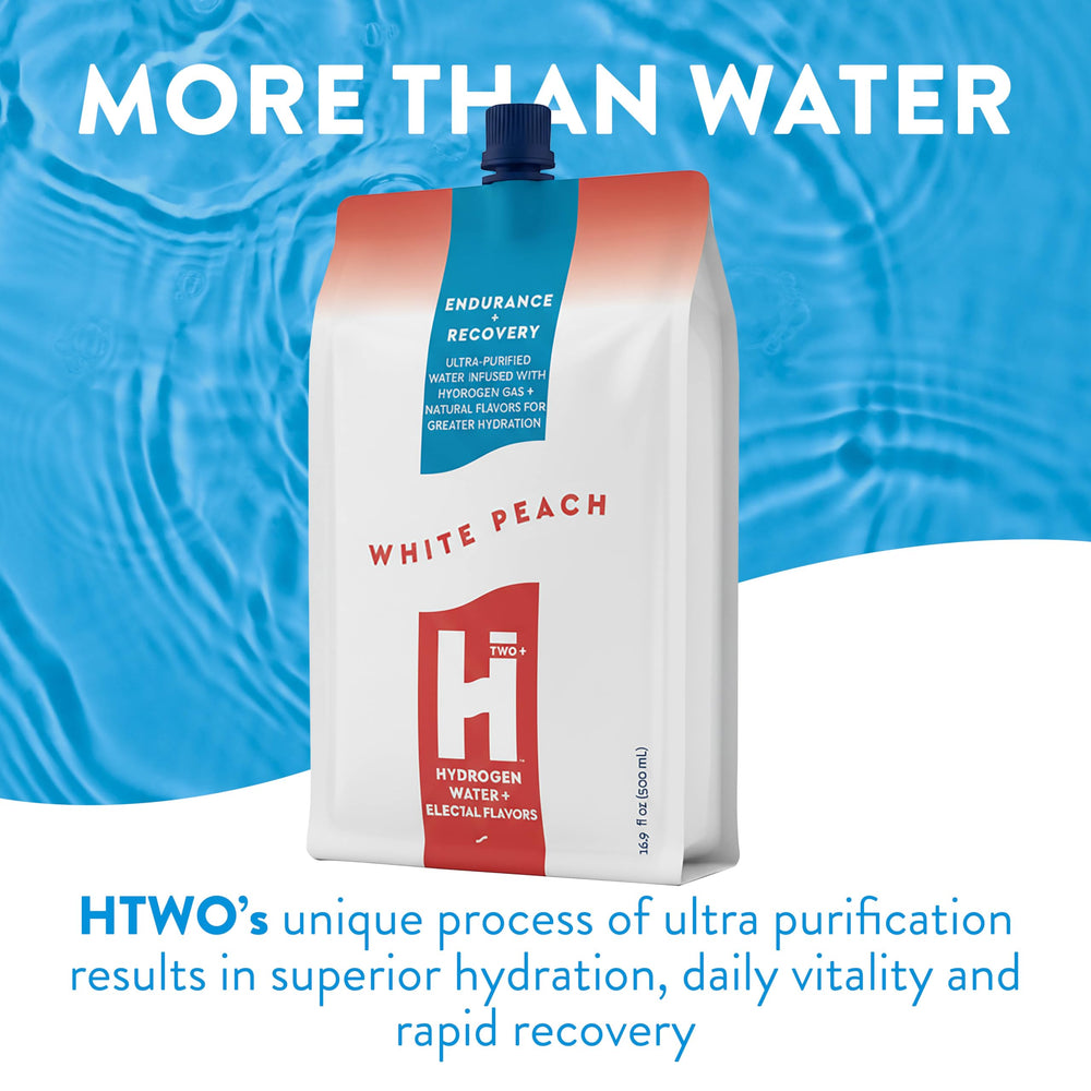 HTWO packaging is eco-friendly and recyclable for sustainable hydration.