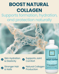HUmineral Collagen Synthesis pour shows convenient daily intake for hydration.