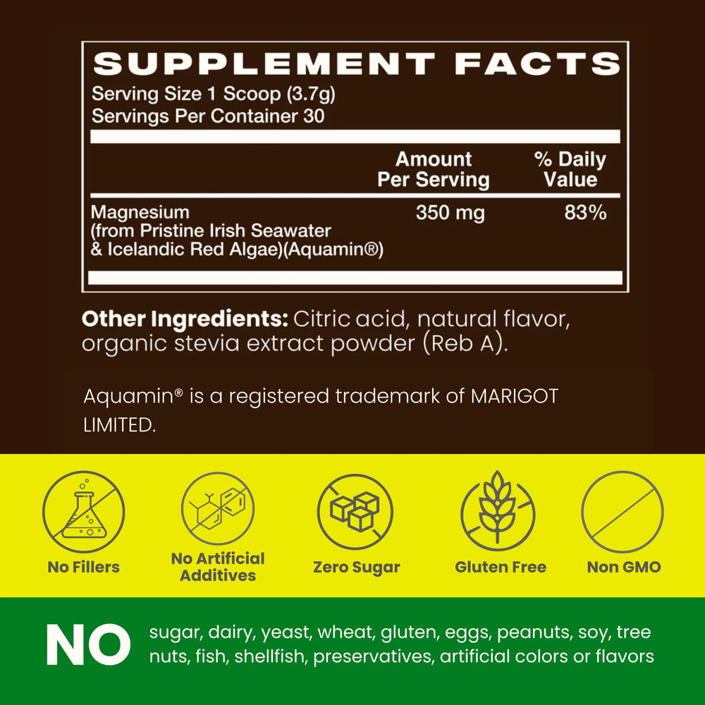 HUA Wellness magnesium powder aiding heart health and muscle recovery for active lifestyles.
