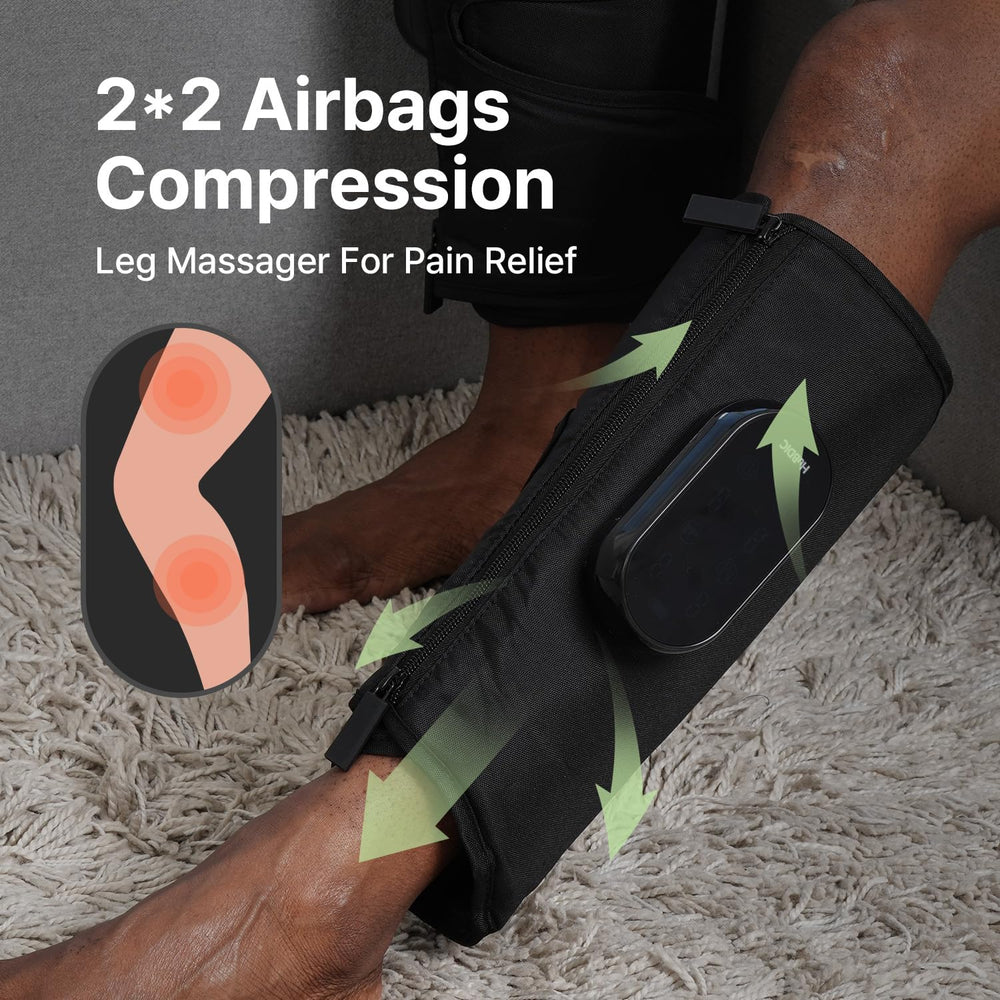 HuBDIC HubiCare air compression with heat offers warm, comfortable sessions