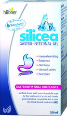 Hubner Silicea Gastro bottle for on-the-go GI comfort.
