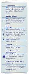 Hubner Silicea Gastro gel texture shows smooth, easy application for GI routine.