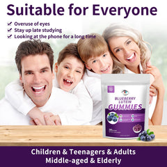 Hudetex gummies offer vegan, gluten-free eye support with natural flavor.