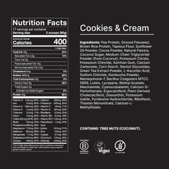 Huel Black Edition Cookies and Cream smoothie with fruits demonstrates versatility