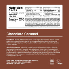Huel complete nutrition bar chocolate caramel split for quick break