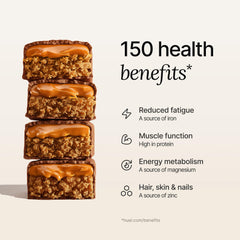 Huel nutrition label panel showing ingredients and vitamins