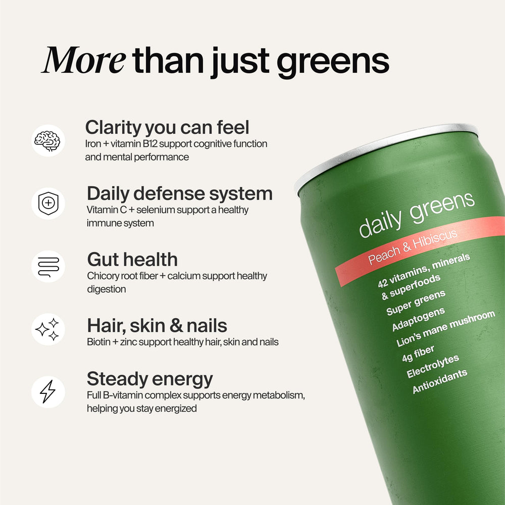 Close-up of apple and pineapple flavors in Huel Daily Greens