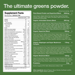 Huel Daily Greens measuring scoop ensures accurate servings each morning